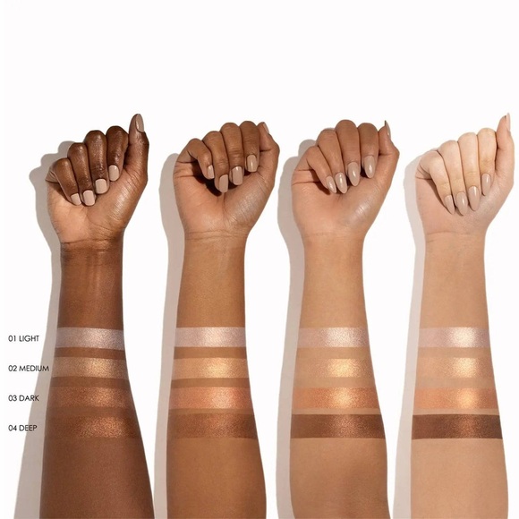 NATASHA DENONA I•IY•GEN SkinCare Infused Glow Beautifier Face Powder 02 Medium - Picture 6 of 6